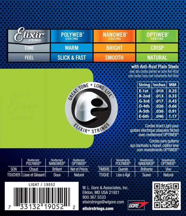 Elixir%20Strings%2019052%20Optiweb%20Electric%20Guitar%20Strings%20-%20.010-.046%20Light%20-%20Image%205