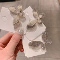Ameesi Hair Clip Butterfly Shape Sparkling Bowknot Hair Clip. 