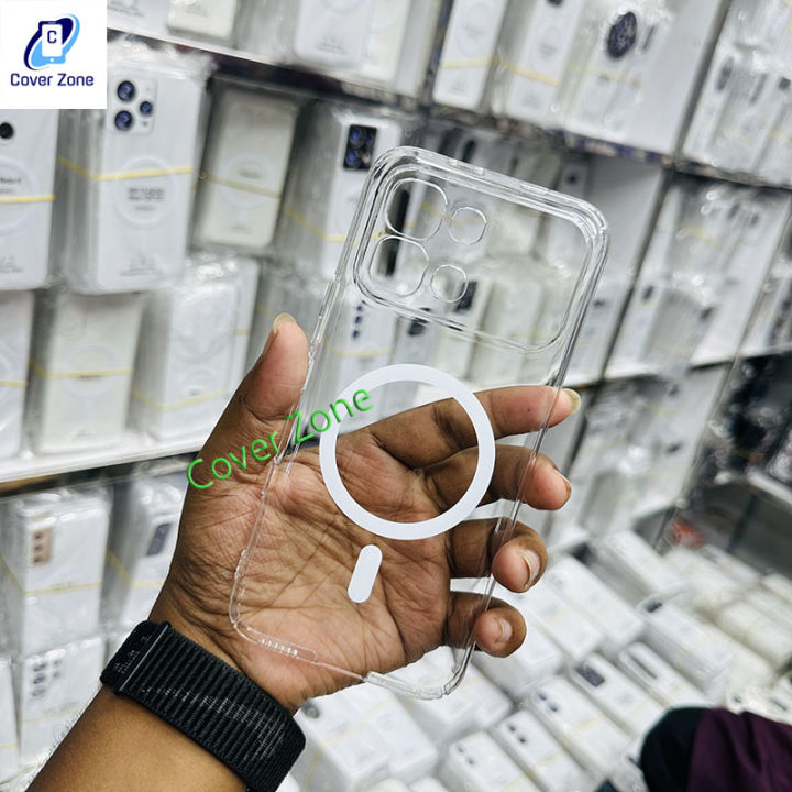 Infinix%20Note%20Edge%20Berlia%20Transparent%20Magnatic%20Magsafe%20Anti%20Yellow%20Clear%20Protective%20Phone%20Case%20Back%20Cover%20-%20Image%202