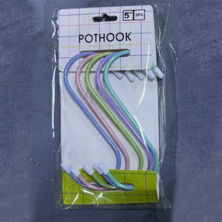 4pcs/lot%20Household%20Home%20Essential%20Useful%20S%20Shaped%20Hooks%20Kitchen%20Stainless%20Steel%20Hanging%20Hanger%20Storage%20Holders%20Organizer%20-%20Image%202