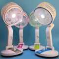 Premium Quality - Rechargeable Folding Fan With LED Light - Signifying Quality - Simple to Use.