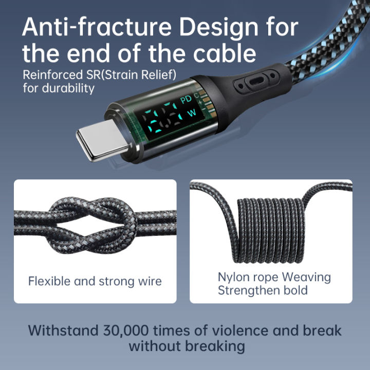 SFREE%20Shipping%20Transparent%20dynamic%20Digital%20Display%20Cable%20Type-C%20To%20Lightning%20PD27W%20Fast%20Charging%20Data%20Cable%20compatible%20For%20iphone%20uawei%20Samsung%20Xiaomi%20VIVO%20cable%20fast%20charging%20-%20Image%204