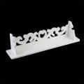LALA 1pcs M White Wooden Carved Wall Shelf Display Hanging Rack Storage Rack Home Decor. 