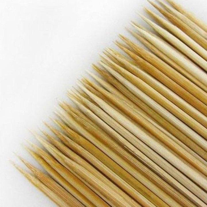 100 PCS Bamboo Skewers Grill Shish Kabob Wood Sticks Barbecue Cooking BBQ Tools