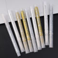 1/3Pcs High-gloss Gold Silver White Painting Graffiti Pens Waterproof Ink Acrylic Markers. 