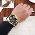 CURREN 8176 Fashion Big Dial Quartz Men Watch Popular Retro Leather Strap Metal Mens Watches Casual Waterproof Male Clock Часы. 