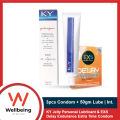 KY Jelly Personal Lubricant 50gm & 3pcs Pack EXS Extra Time Condom for Men | Wedding, Honeymoon, Valentine Couple Combo Pack. 
