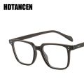 High Quality Brand Designer Square Retro Vintage Driving  gafas De Sol Spectacle Plain Glasses For Men Ultra light rice nail. 