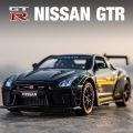 1:32 Nissan GTR R35 Supercar Alloy Car Toy Car Metal Collection Model Car Sound and light Toys For Children.