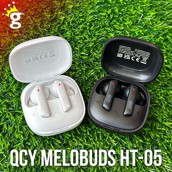 QCY MeloBuds ANC HT05 Wireless Earbuds, 40dB Hybrid ANC, 30H Playtime ...