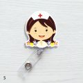 Fashion Clip Stationery ID Name Card Retractable Lanyards Mini Badge Holder.