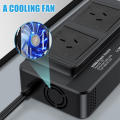 Efficient Portable power inverter for cars User-friendly Multi-functional Lightweight 12V to 240V car converter Compact Portable Car inverter with USB ports for Road trips Camping adventures Outdoor activities Truckers Travel enthusiasts.