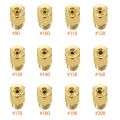 12Pcs Motorcycle Carburetor Main Jet Carburettor Main Nozzle Gauge Nozzle for Mikuni VM TM Carb 90- 200. 