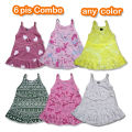 6 Pieces combo fancy Frock For Girls by Any Color Beautiful dress, girls fancy frock, girls fancy top, girls dress. 