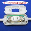 1pcs high quality Two-wire control ON/OFF Inline Switch white Black In line Table Lamp Desk Light Cord Cable Switch 110-250V 6A.