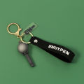Kpop ENHYPEN Cheer Light Keychain Soft Rubber Key Chain Pendant. 