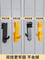PK0K Wholesale Grid Sheet Barbed Wire Mesh Nailless Hook Shelf Wall Display Hook Kindergarten Storage Plastic Hanging.
