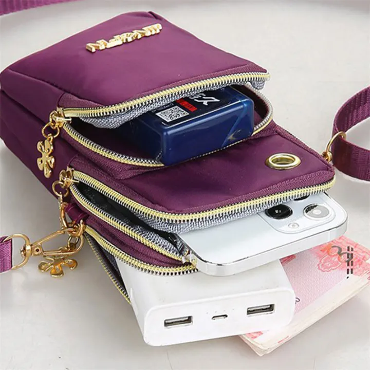 New%20Mobile%20Phone%20Crossbody%20Bags%20for%20Women%20Fashion%20Women%20Shoulder%20Bag%20Cell%20Phone%20Pouch%20With%20Headphone%20Plug%203%20Layer%20Wallet%20-%20Image%202