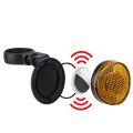 For Air Tag Bike Reflective Tail Light Bicycle Rack for Tail Safety Warning Lamp Bike Rear Reflector Yellow Easy to Use.