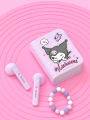 Sanrio Kuromi Bluetooth Headphones Hello Kitty Cinnamoroll Wireless Headset Melody Pochacco Sport Noise Reduction Earphone Gifts. 