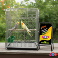 Code- 6045 - 18 x 12 Inches Thin Metal Wire Cage with Tray, Food & Water Pot for Budgerigar,Lovebirds,Finches,Parrots,Hamster,Cockatiel, Chicken,Duck,Quail,Rabbit ,Cat,Dog ,Dove | bird cage house accessories food toy nest harness feeder china decoration.