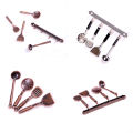 5pcs 1:12 Doll House Miniature Metal Kitchenware Dollhouse Model Cook Set ZH. 