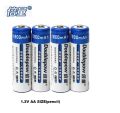 Doublepow AA Size 1.2V 1200mAh Ni-MH Rechargeable Battery with 1200 Cycle (Pack of 4) (No Battery Charger Included). 