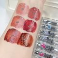 Cappuvini Butterfly Iced Mirror Lip Glaze Watery Moisturizing Lip Gloss Long Lasting No Fading Lip Tint.