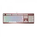 Walton WKG010WB Gold Metalic RGB Gaming Keyboard with Braided Cable New Edition.