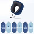 Memory Foam U-shaped Neck Pillow Soft Travel Pillow Massage Neck Pillow Sleep Plane Car Cervical Spine Pillow Bedding Nap. 