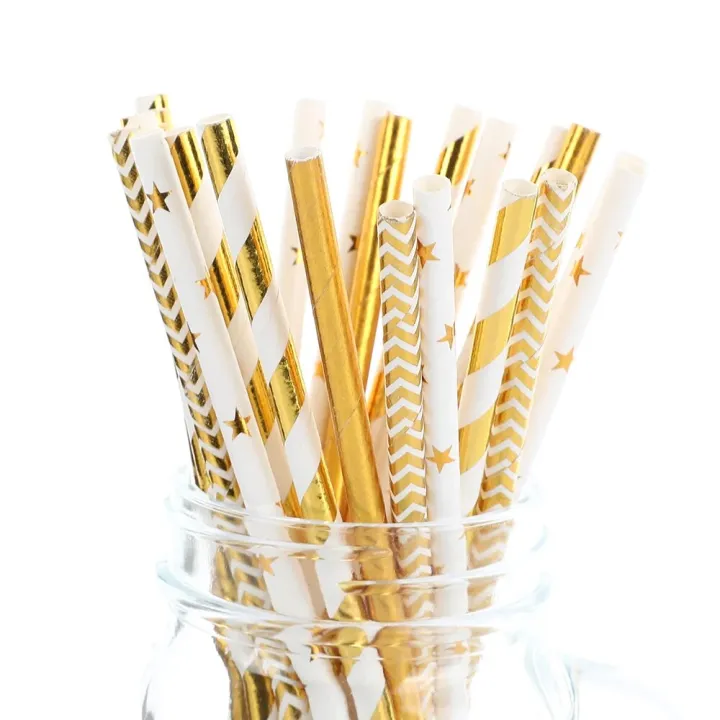 25pcs%20Metallic%20Gold%20heart%20star%20Foil%20Stripe%20Paper%20Straws%20Disposable%20Tableware%20Wedding%20Decor%20Baby%20Shower%20Birthday%20Party%20Supplies%20-%20Image%203