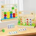 Toys Wooden Puzzle with 18 Cards Slide Puzzle Board Game for Boys Kids Girls Age. 