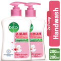 Dettol Handwash Skincare 200ml Pump Double Pack Combo. 