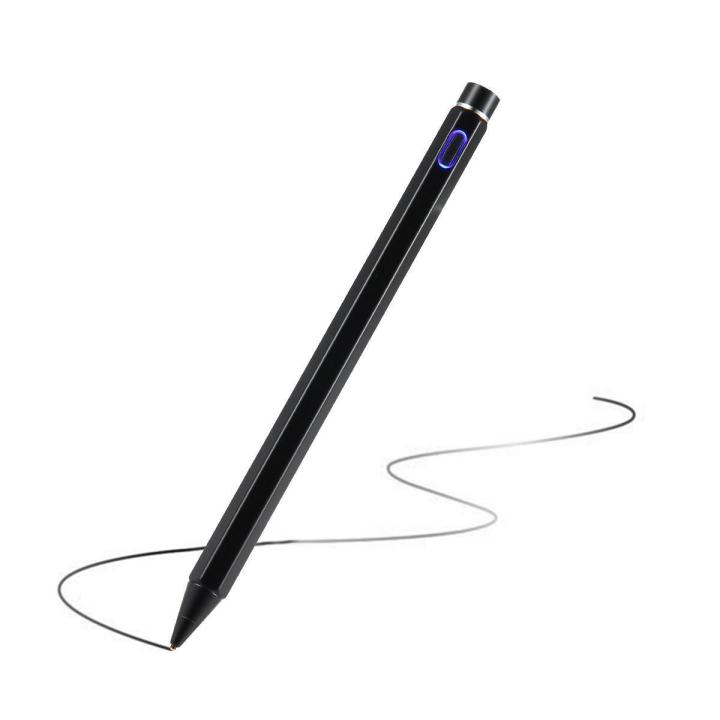 Active Stylus Pen Capacitive Pen USB Rechargeable 1.45mm Stylus Pens For Touch Screens/iPad/iPhone/Samsung Galaxy Note 8/All Smart Phone/Tablet