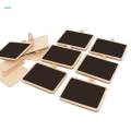 10xPack 10PCS Small Mini Wooden Blackboard Note Memo Message Board Chalkboard.