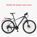 Bicycle Mudguard Set Splash Protection For Front & Rear Mudguard Mtb Mountain Cycle Plastic Mudguard Set -Black To Suit 24"-26"27"-28" Mtb Mountain Cycle Accessories 3 Pcs. - সাইকেল.