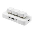 USB Wired 3Key Mini Keypad Copy Paste Shortcut Space Enter Macro Audio Custom Programmable Game Keyboard Shortcut Multimedia Key.