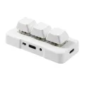 USB Wired 3Key Mini Keypad Copy Paste Shortcut Space Enter Macro Audio Custom Programmable Game Keyboard Shortcut Multimedia Key. 
