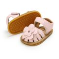 [TinyStepsBD] Flower design sandals for Baby Girls (Pink). 