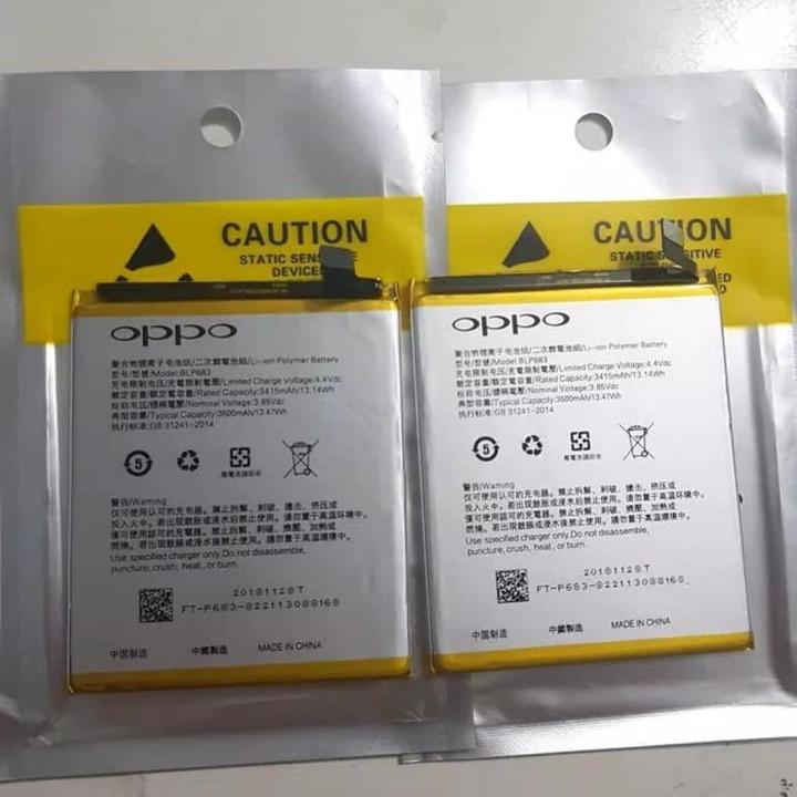 Mobile Battery For Oppo BLP681 OPPO F9 / F9 Pro / R17 / Realme U1 / Realme 2 Pro Replacement Battery