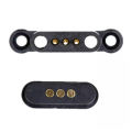 5 Pairs Spring Loaded Magnetic Pogo Pin Connector 3 Positions Magnets Pitch 2.3MM Through Holes Male Female Probe. 