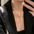 100% Natural Baroque Freshwater Pearl Fashion 14K Gold Filled Female Necklace Bridal Wedding Ceremony Propose Jewellery.