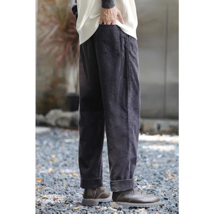 Corduroy%20Pants%20for%20Men%20Autumn%20and%20Winter%20Loose%20Trendy%20American%20Workwear%20Pleated%20Vintage%20Japanese-Style%20Retro%20Casual%20Straight%20Pants%20Men%20-%20Image%203