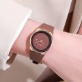 Quartz Watch Silicone Strap Student Watches Minimalist Fashion Women's Fashion Calendar Wristwatch. 