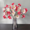 Artificial Gesang Flower Single Branch 4 Fork Cosmos Fake Flower Silk Flower Bouquet Living Room Wedding Home Decoration.