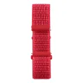 For Fitbit Versa / Versa 2 Nylon Watch Band with Hook and Loop Fastener(Red). 