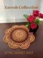 Crochet Summer Yern 10" inc one piece doily/placemat.