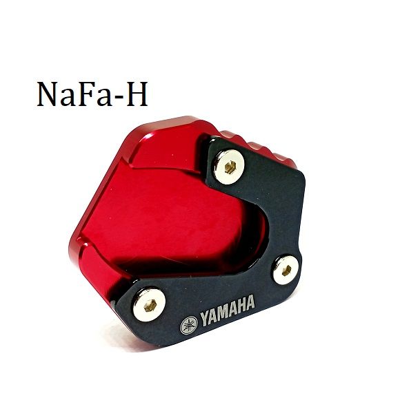 1pcs Motorcycle side stand cover or   Yamaha bike CNC aluminum  side stand  cover -Red