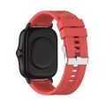 Watch Strap For Amazfit GTS 2e / GTS 2 20mm Silicone Watch Band with Silver Buckle.