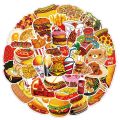 10/30/50pcs Delicious Food Drink Stickers Cute Cartoon Graffiti Decals DIY Phone Motorcycle Stationery Fridge Car Wall Sticker. 